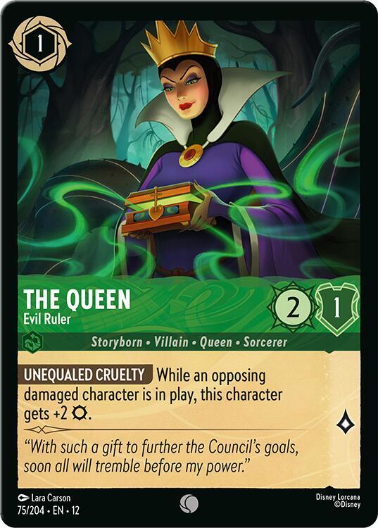 Lorcana - The Queen - Evil Ruler - Wilds Unknown (12)