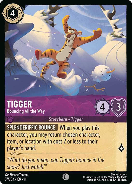 Lorcana - Tigger - Bouncing All the Way - Winterspell (11)