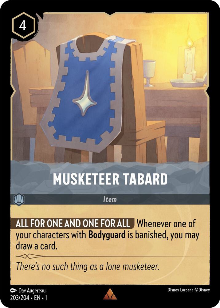 Lorcana - Musketeer Tabard - The First Chapter (1)