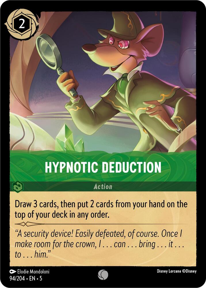 Lorcana - Hypnotic Deduction - Shimmering Skies (5) Cold Foil