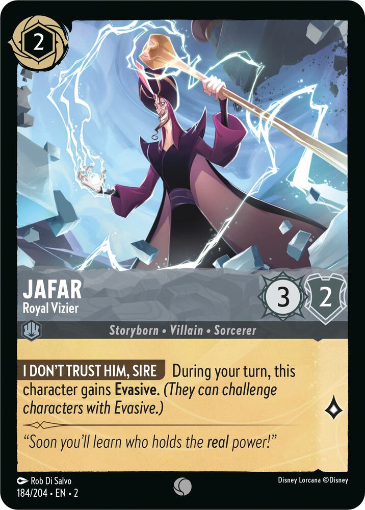 Lorcana - Jafar - Royal Vizier - Rise of the Floodborn (2)