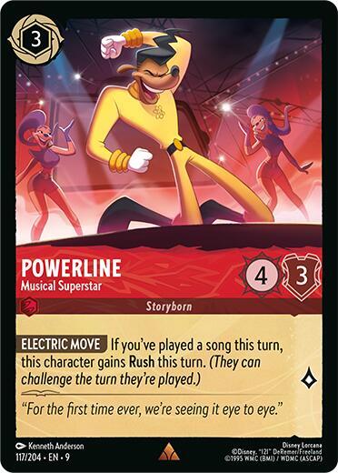 Lorcana - Powerline - Musical Superstar - Fabled (9)