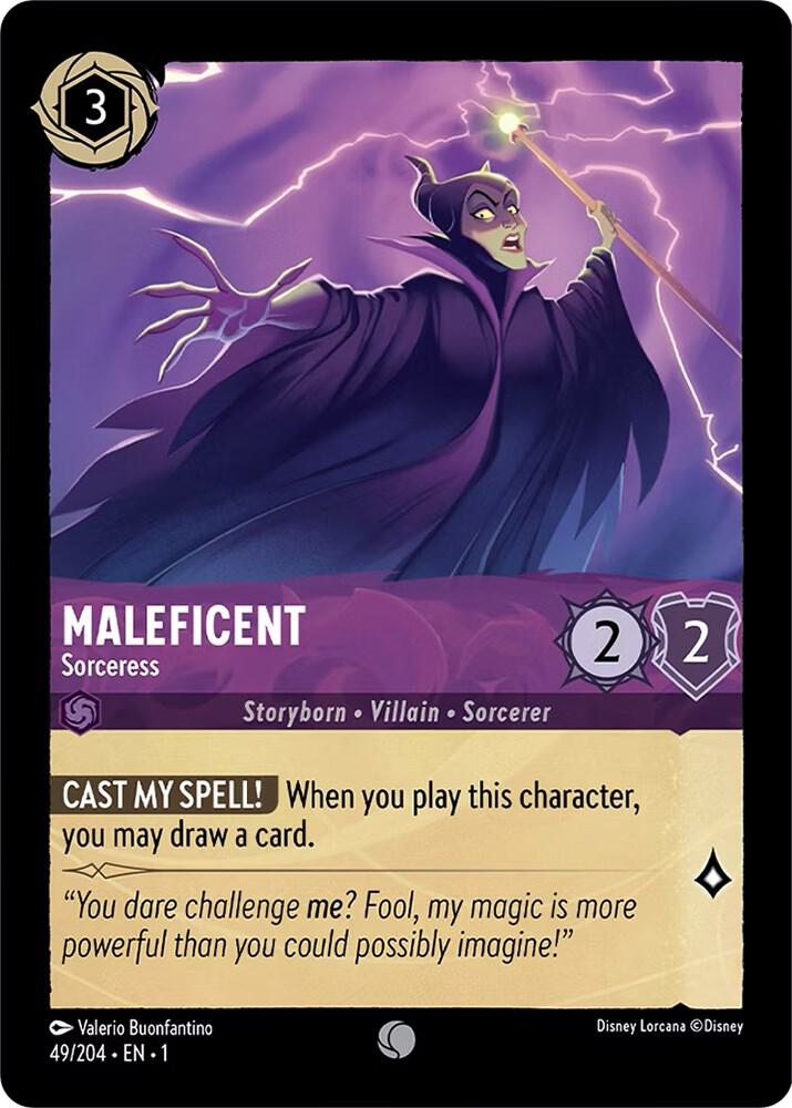 Lorcana - Maleficent - Sorceress - The First Chapter (1)