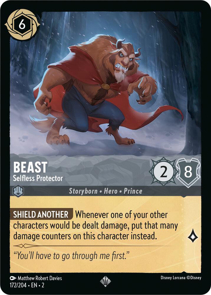 Lorcana - Beast - Selfless Protector - Rise of the Floodborn (2)