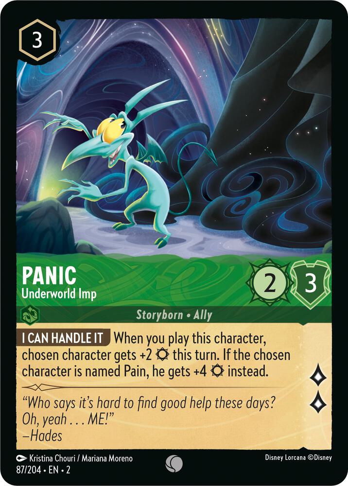 Lorcana - Panic - Underworld Imp - Rise of the Floodborn (2)