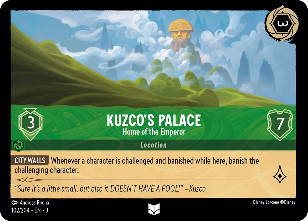 Lorcana - Kuzco's Palace - Home of the Emperor - Into the Inklands (3)
