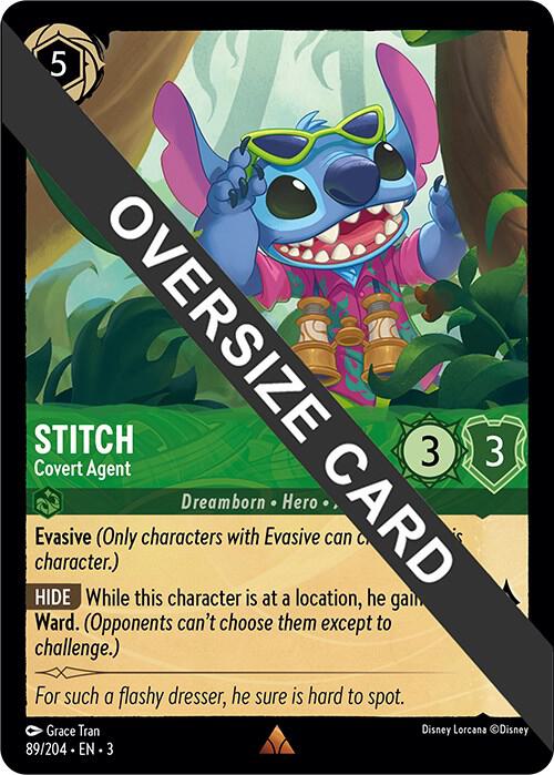 Lorcana - Stitch - Covert Agent (Oversized) - Into the Inklands (3)