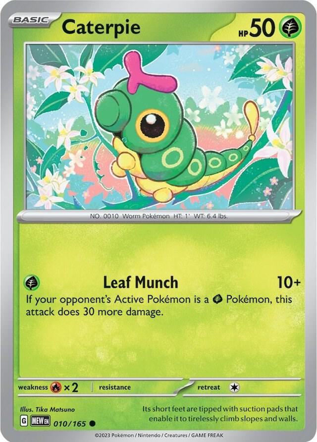 Pokemon - Caterpie - 010/165 - SV: Scarlet & Violet 151 (MEW)