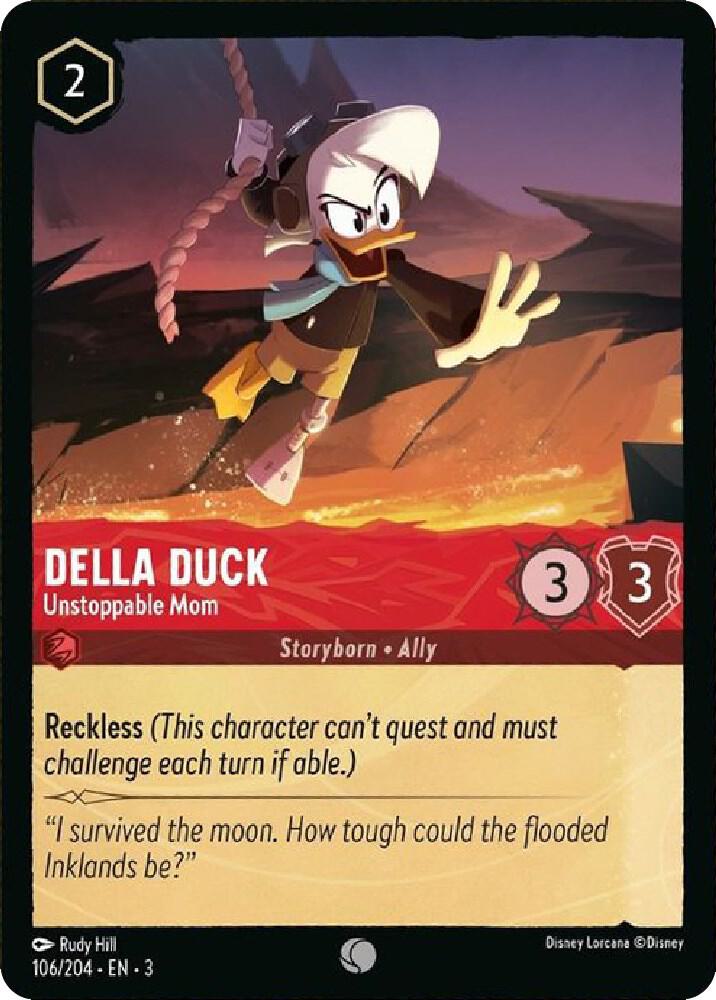 Lorcana - Della Duck - Unstoppable Mom - Into the Inklands (3)