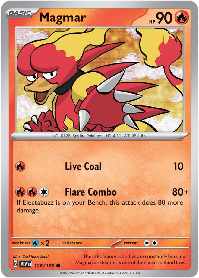Pokemon - Magmar - SV: Scarlet & Violet 151 (MEW)