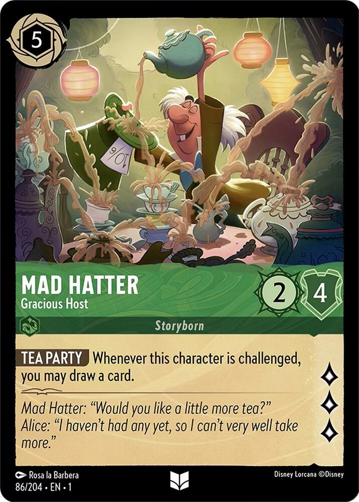 Lorcana - Mad Hatter - Gracious Host - The First Chapter (1)