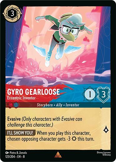 Lorcana - Gyro Gearloose Eccentric Inventor - Reign of Jafar