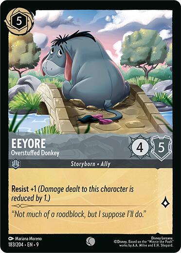 Lorcana - Eeyore - Overstuffed Donkey - Fabled (9)