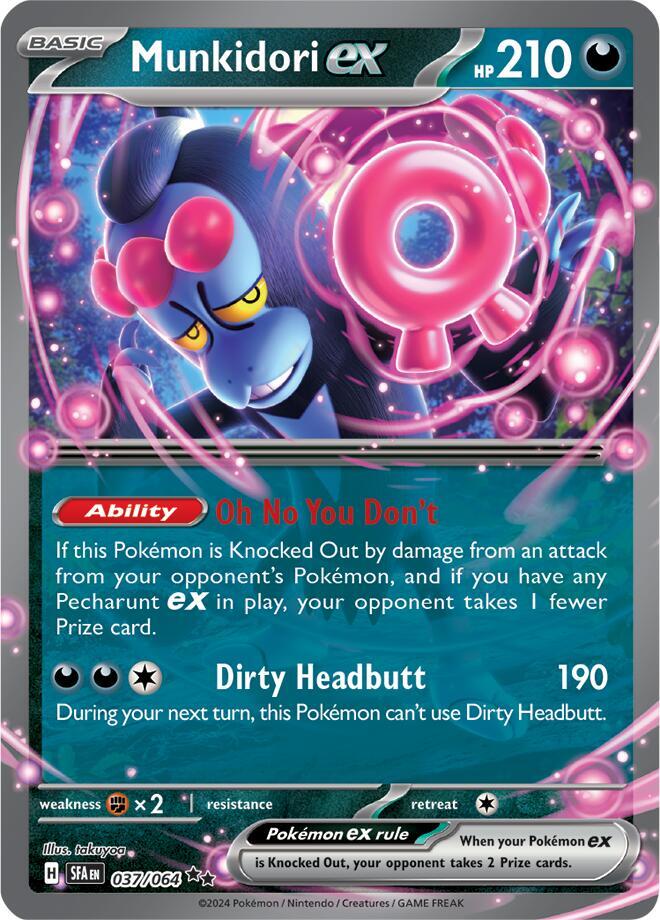 Pokemon - Munkidori ex - 037/064 - SV: Shrouded Fable (SFA)