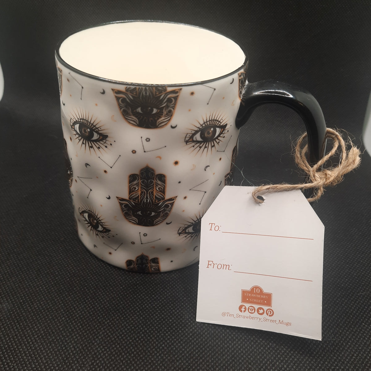 10 Strawberry Street All seeing eye mug