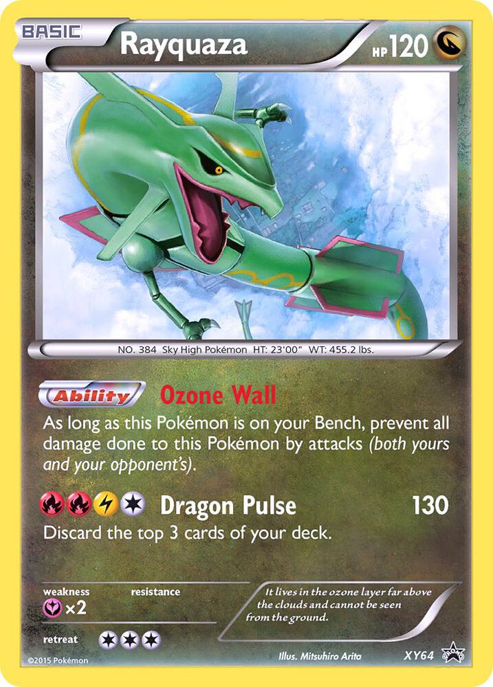 Pokemon - Rayquaza - XY64 - XY Promos (PR) - MP
