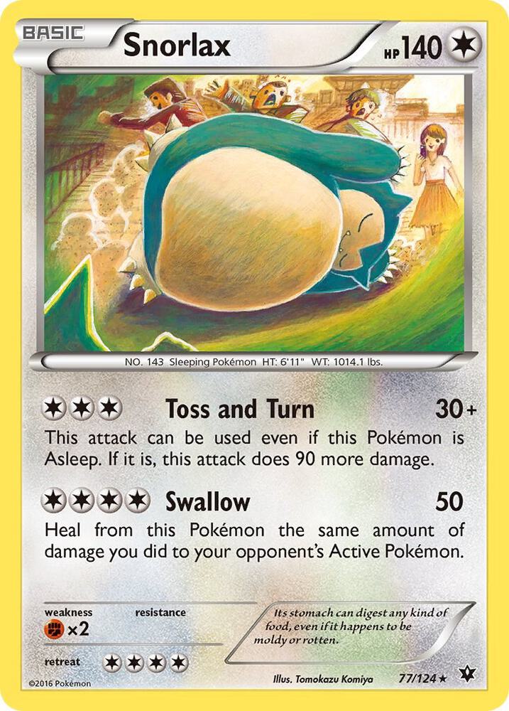 Pokemon - Snorlax - XY - Fates Collide (FCO)