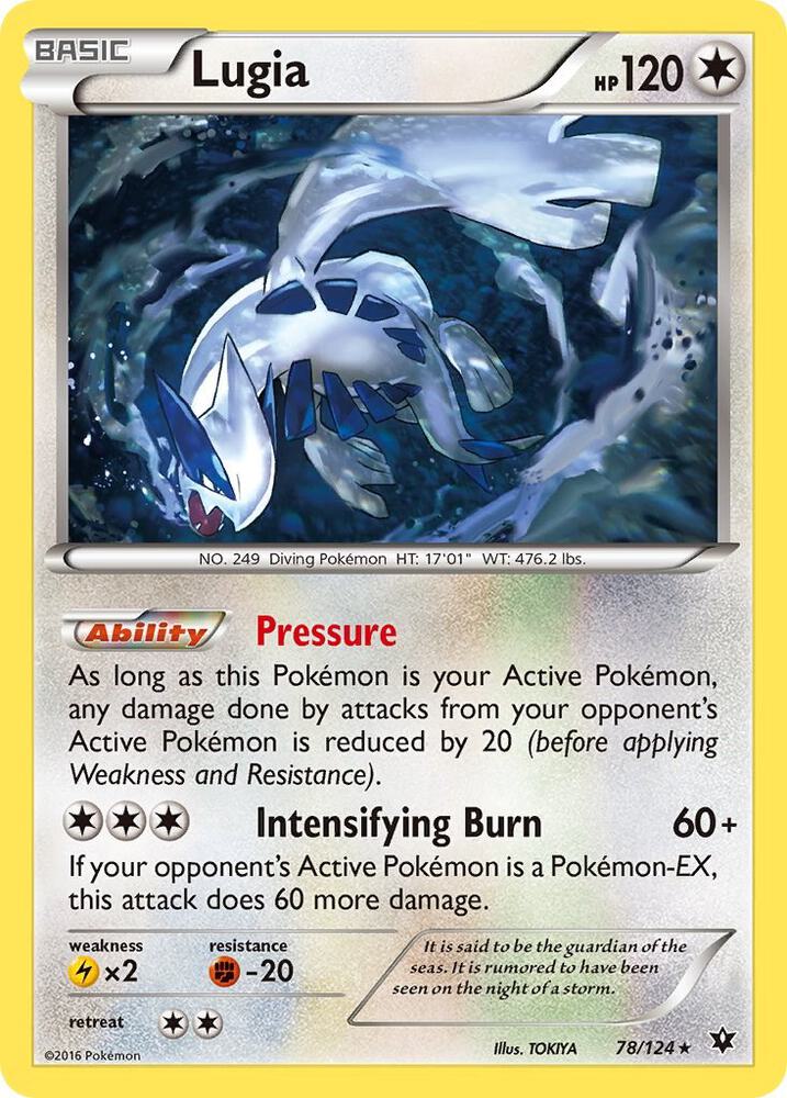 Pokemon - Lugia - XY - Fates Collide (FCO)