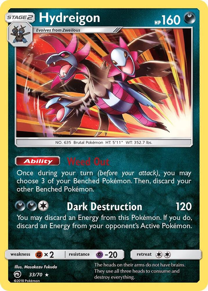 Pokemon - Hydreigon - Dragon Majesty (DRM)