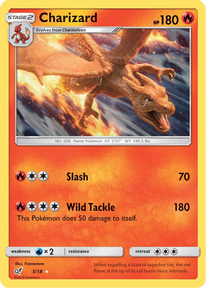 Pokemon - Charizard - Detective Pikachu (DEP) - HP/DMG