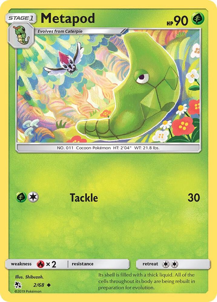 Pokemon - Metapod - Hidden Fates (HIF) #2/68