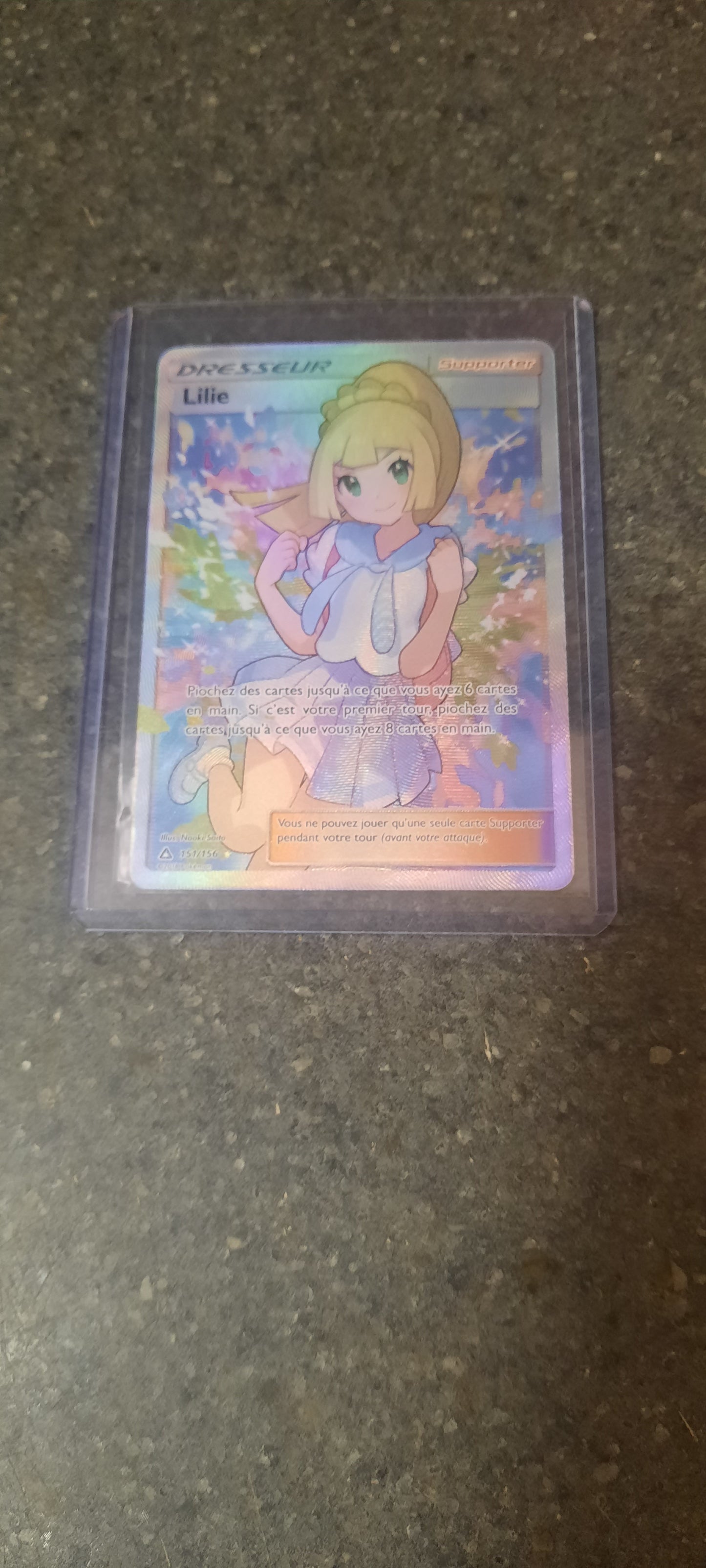 Lilie Trainer FR Dresseur Ultra Prism Full Art Ultra Rare