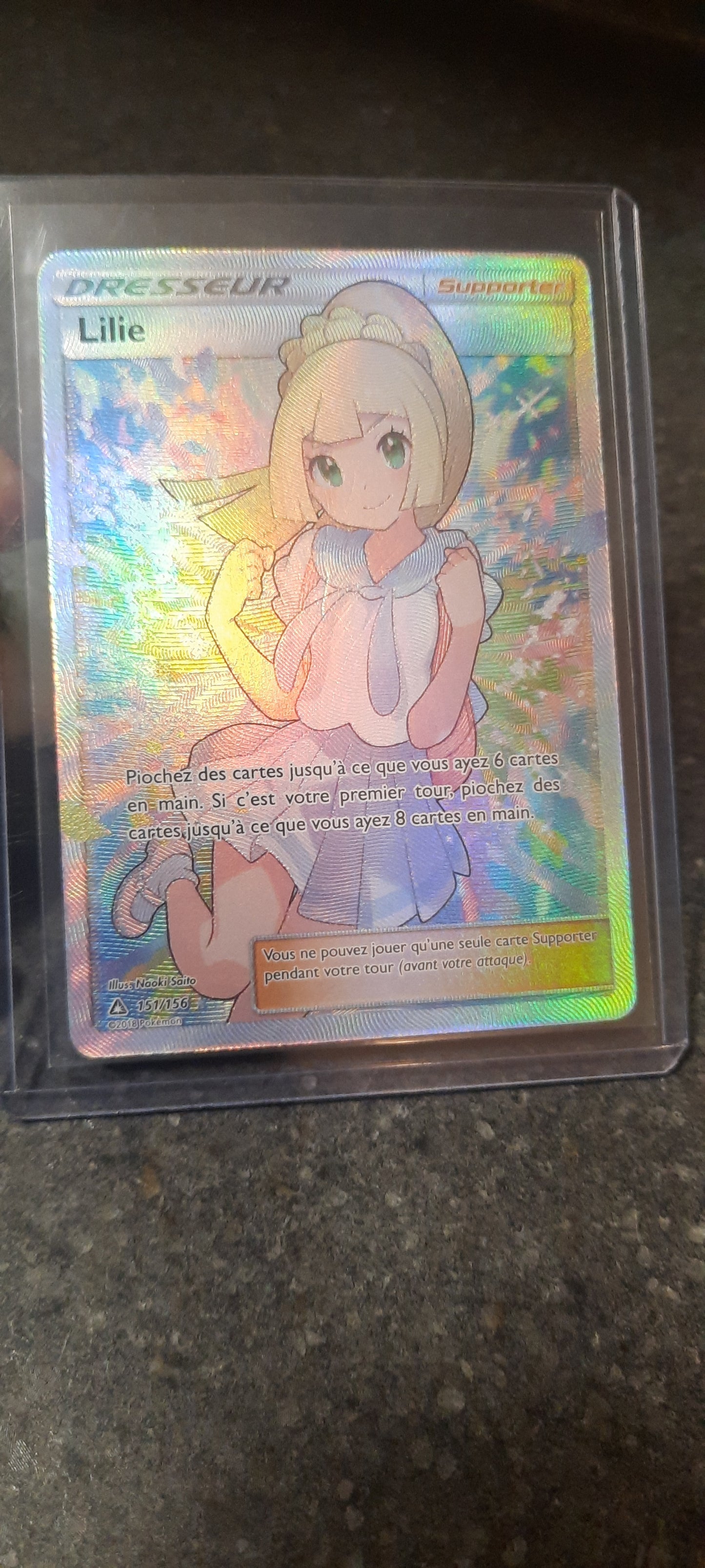 Lilie Trainer FR Dresseur Ultra Prism Full Art Ultra Rare