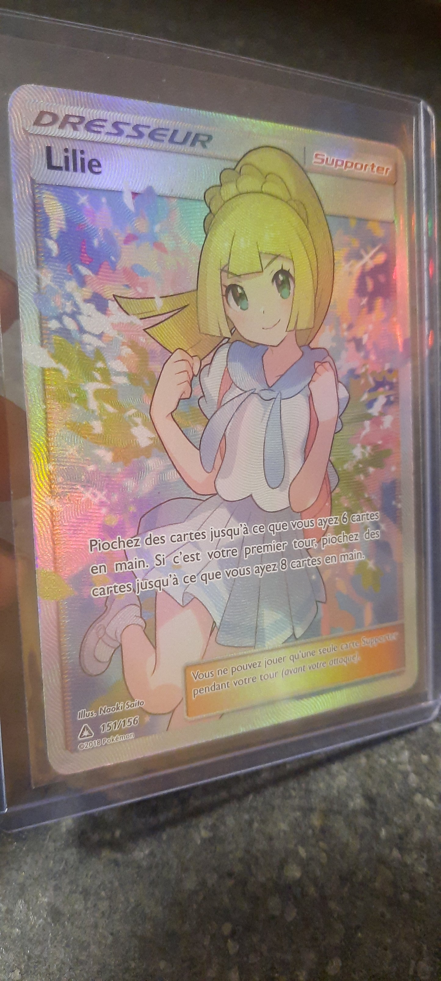 Lilie Trainer FR Dresseur Ultra Prism Full Art Ultra Rare