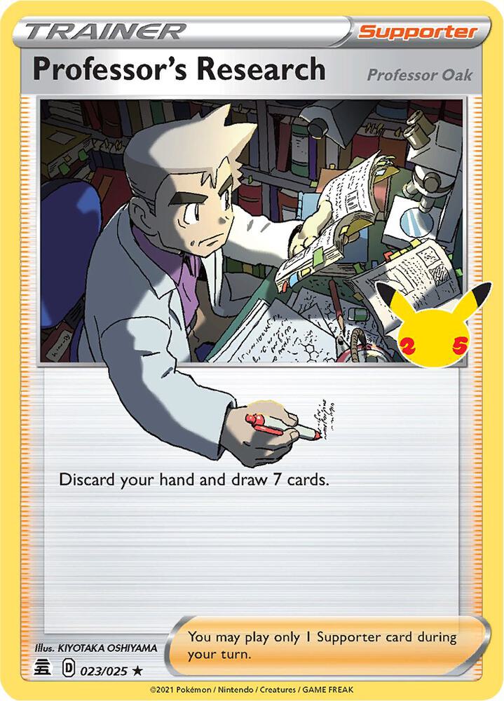 Pokemon - Professor's Research [Professor Oak] - Celebrations (CLB)