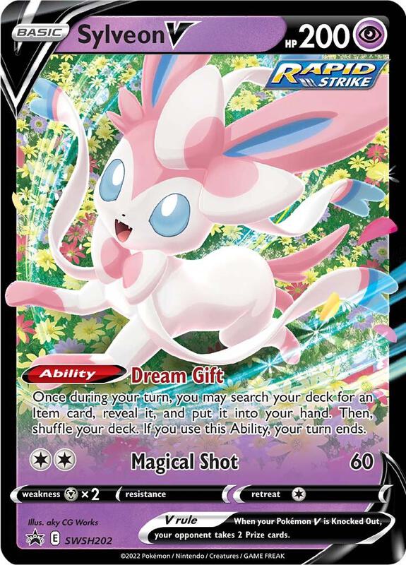 Pokemon - Sylveon V - SWSH202 - SWSH: Sword & Shield Promo Cards (SWSD)