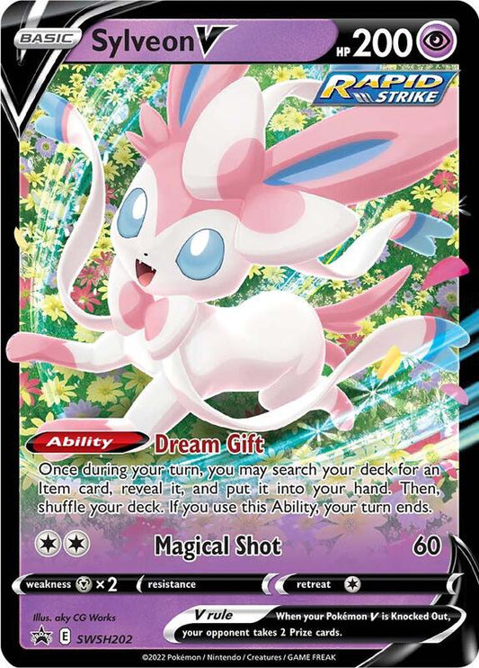 Pokemon - Sylveon V - SWSH202 - SWSH: Sword & Shield Promo Cards (SWSD)
