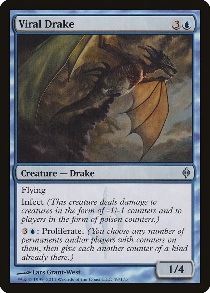 MTG- Viral Drake - New Phyrexia (NPH)