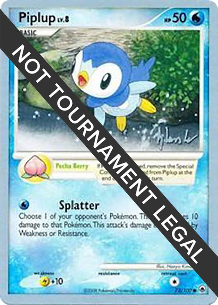 Pokemon - Piplup (72) - 2008 (Dylan Lefavour) - World Championship Decks (WCD) - DMG