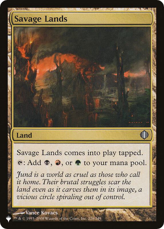 MTG - Savage Lands - The List Reprints (LIST)