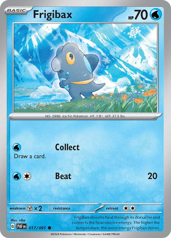 Pokemon - Frigibax - 017/091 - SV: Paldean Fates (PAF)