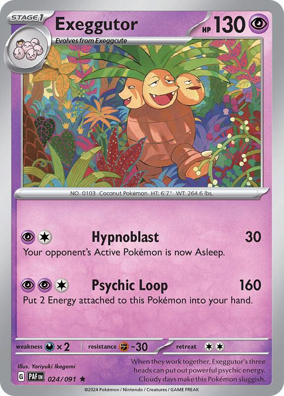 Pokemon - Exeggutor - SV: Paldean Fates (PAF) Foil