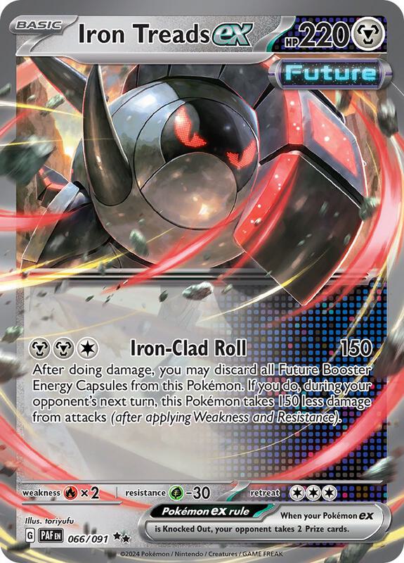 Pokemon - Iron Treads ex - SV: Paldean Fates (PAF)