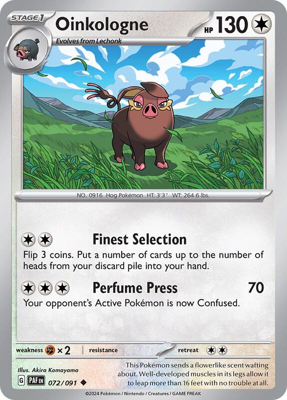 Pokemon - Oinkologne - SV: Paldean Fates (PAF) Reverse Holofoil