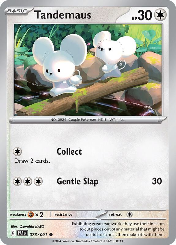 Pokemon - Tandemaus - 073/091 - SV: Paldean Fates (PAF) Reverse Holofoil