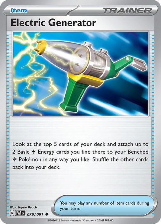 Pokemon - Electric Generator - SV: Paldean Fates (PAF)