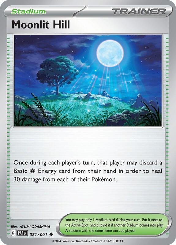 Pokemon - Moonlit Hill - SV: Paldean Fates (PAF) Reverse Holofoil