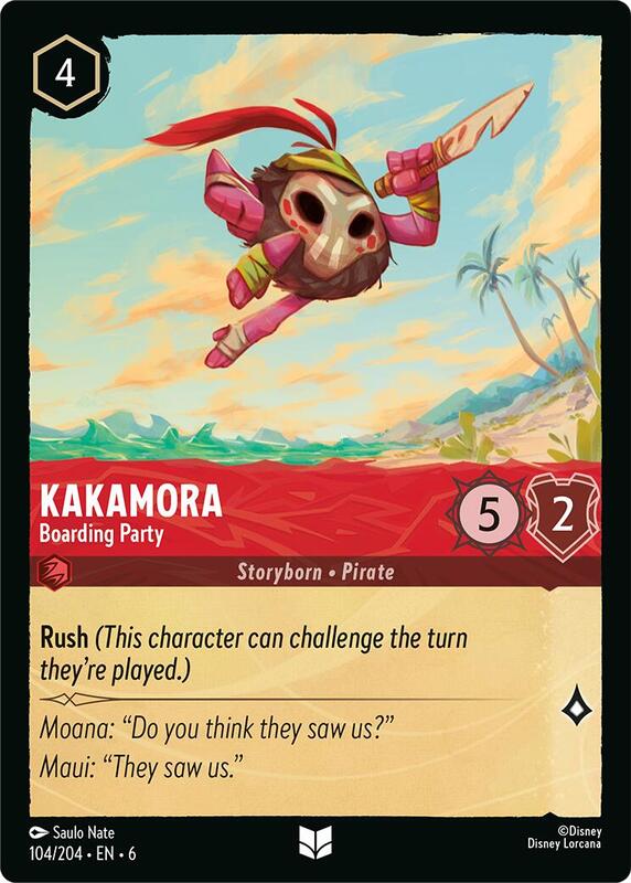 Lorcana - Kakamora - Boarding Party - Azurite Sea (6) Cold Foil