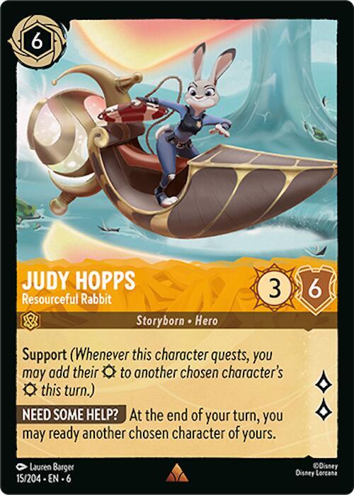 Lorcana - Judy Hopps - Resourceful Rabbit - Azurite Sea (6)