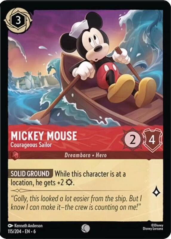 Lorcana - Mickey Mouse - Courageous Sailor - Azurite Sea (6)
