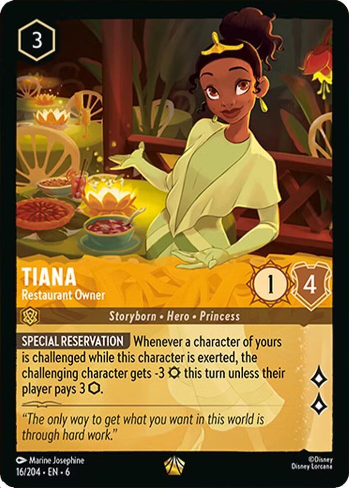 Lorcana - Tiana - Restaurant Owner - Azurite Sea (6)