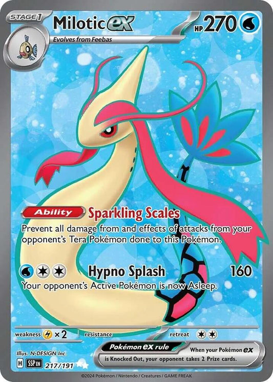 Pokemon - Milotic ex - 217/191 - SV08: Surging Sparks (SSP)