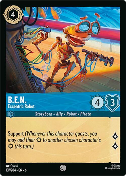 Lorcana - B.E.N. - Eccentric Robot - Azurite Sea (6)