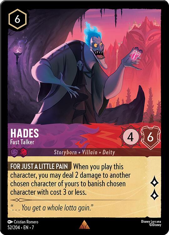 Lorcana - Hades - Fast Talker - Archazia's Island (7)