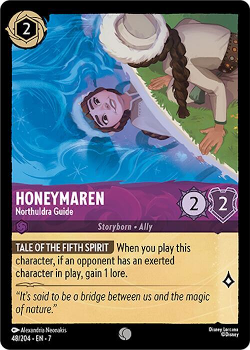 Lorcana - Honeymaren - Northuldra Guide - Archazia's Island (7) Cold Foil