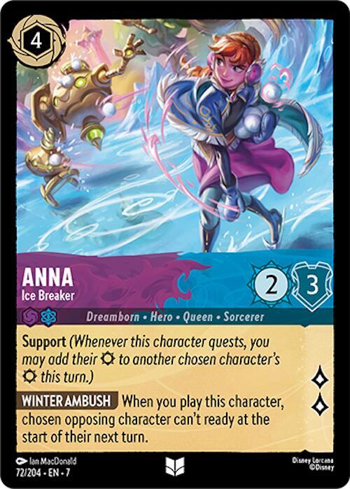 Lorcana - Anna - Ice Breaker - Archazia's Island (7) Cold Foil